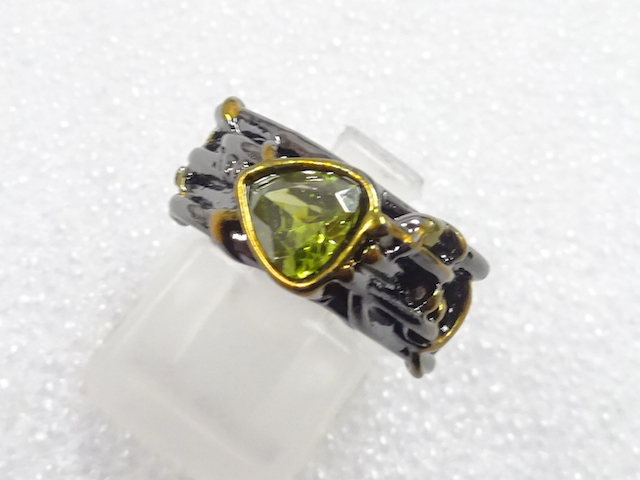 COLORED STONE FASHION RING / JP SIZE 9